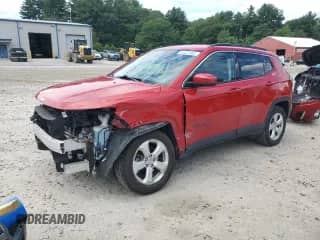 2021 Jeep Compass Latitude with VIN 3C4NJDBB0MT543799, listed as a Copart auction lot 64437985 with 46,999 mi miles and Salvage title. Bid and sale history available at DreamBid. Image 1.