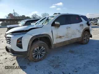 2025 Chevrolet Equinox FWD LT z VIN 3GNAXHEG0SL147744, wystawiony jako Copart lot #45751365 z przebiegiem 1 009 mil mil oraz Szkoda całkowita • Salvage title. Historia ofert i sprzedaży dostępna na DreamBid. Obrazek 1.