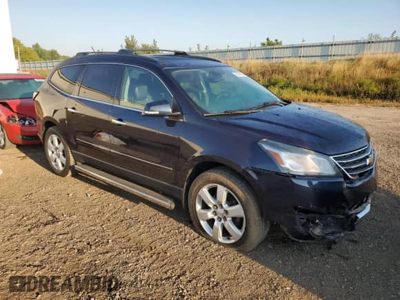 2015 Chevrolet Traverse LTZ with VIN 1GNKVJKD7FJ357783, listed as a Copart auction lot 80284505 with 162,880 mi miles and Salvage title. Bid and sale history available at DreamBid. Image 4.