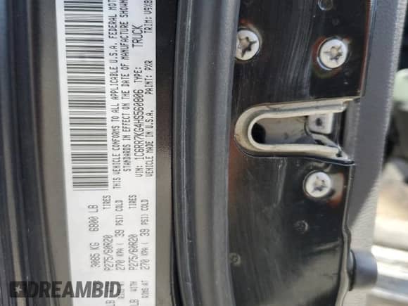 2017 Ram 1500 Express with VIN 1C6RR7KG4HS560806, listed as a Copart auction lot 62363445 with 146,122 mi miles and Salvage title. Bid and sale history available at DreamBid. Image 12.