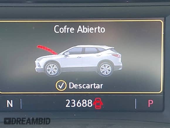 2023 Chevrolet Blazer LT with VIN 3GNKBCR48PS157862, listed as a IAAI auction lot 42893084 with 23,688 mi miles and . Bid and sale history available at DreamBid. Image 7.