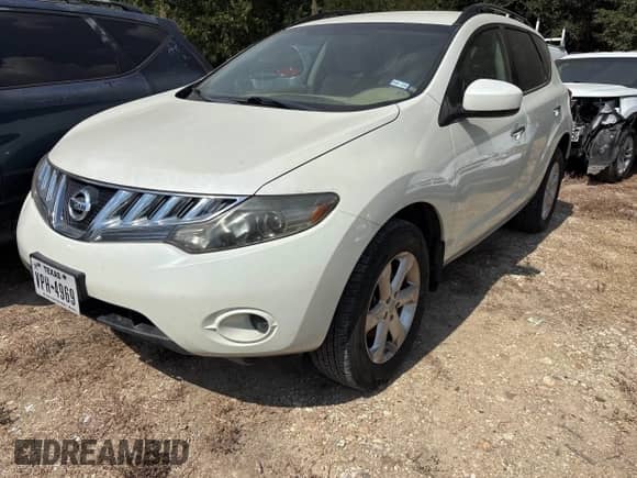 2009 Nissan Murano S with VIN JN8AZ18U89W027159, listed as a IAAI auction lot 43385830 with 133,922 mi miles and . Bid and sale history available at DreamBid. Image 2.