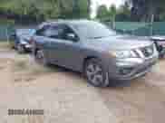 2018 Nissan Pathfinder SV with VIN 5N1DR2MM9JC608594, listed as a IAAI auction lot 43260937 with 208,513 mi miles and . Bid and sale history available at DreamBid. Image 1.