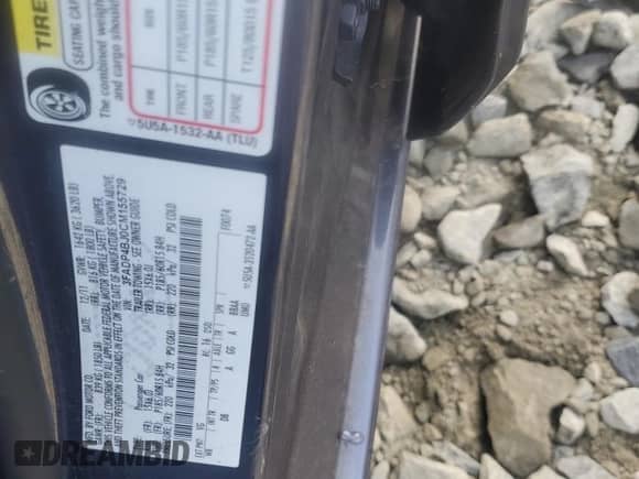2012 Ford Fiesta SE с VIN 3FADP4BJ0CM155729, выставлен на аукционе Copart как лот 85286035 с пробегом 90 092 миль миль и Списание • Salvage title. История ставок и продаж доступна на DreamBid. Изображение 12.