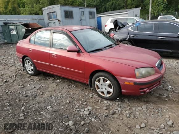 2006 Hyundai Elantra GLS with VIN KMHDN46DX6U204158, listed as a Copart auction lot 80899095 with 74,514 mi miles and Clean title. Bid and sale history available at DreamBid. Image 4.