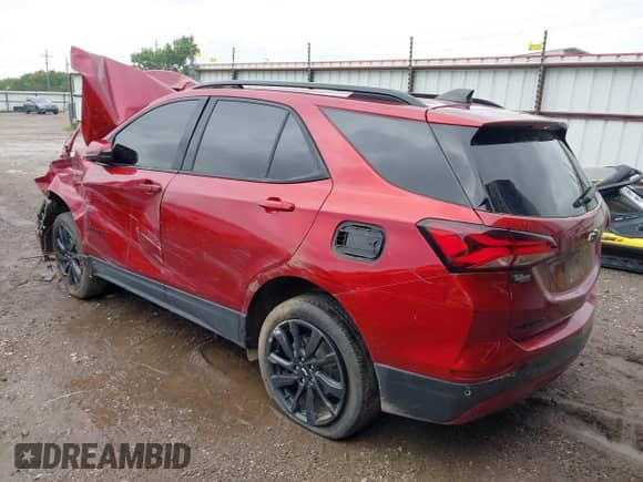 2022 Chevrolet Equinox RS with VIN 3GNAXMEV6NS122140, listed as a IAAI auction lot 42858713 with 77,534 mi miles and . Bid and sale history available at DreamBid. Image 3.