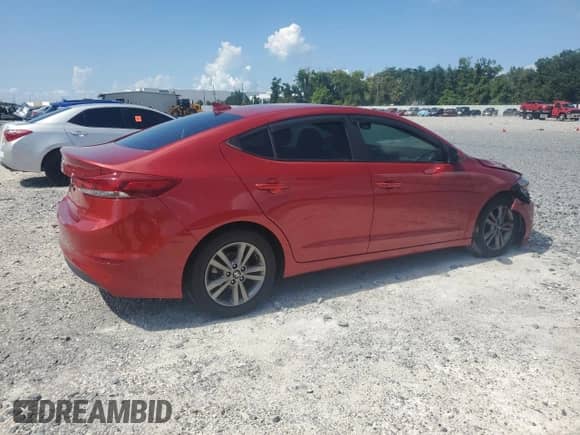 2018 Hyundai Elantra SEL with VIN 5NPD84LF1JH291744, listed as a Copart auction lot 68689275 with 65,133 mi miles and Salvage title. Bid and sale history available at DreamBid. Image 3.
