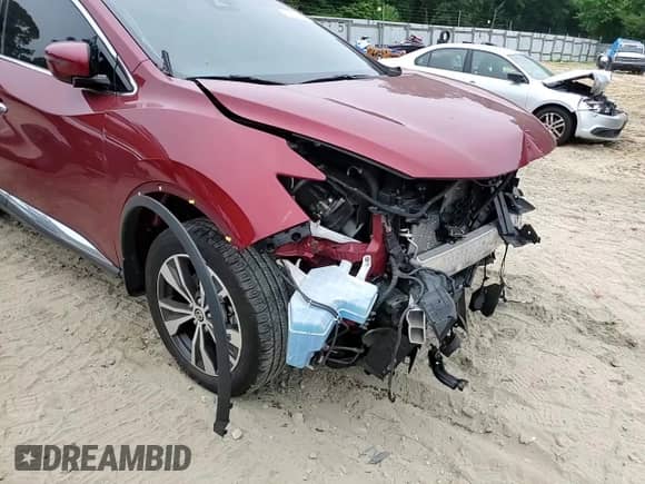 2020 Nissan Murano SV with VIN 5N1AZ2BJ1LN131954, listed as a Copart auction lot 62722795 with 104,436 mi miles and Salvage title. Bid and sale history available at DreamBid. Image 15.