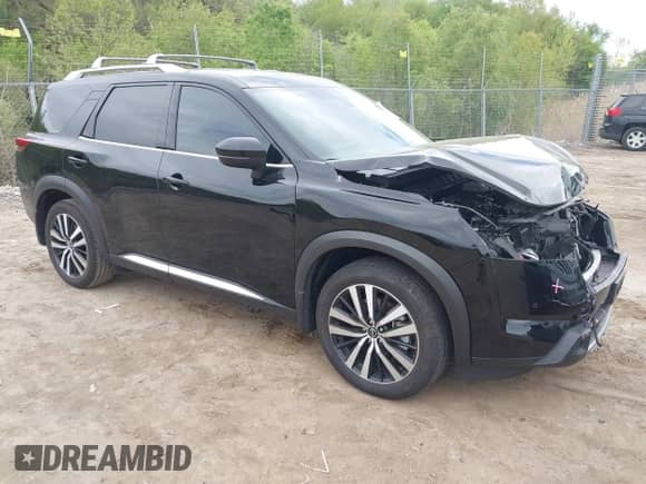 2024 Nissan Pathfinder Platinum с VIN 5N1DR3DKXRC257288, выставлен на аукционе IAAI как лот 42247694 с пробегом 12 372 миль миль и . История ставок и продаж доступна на DreamBid. Изображение 1.
