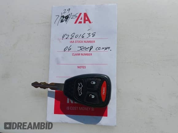 2006 Jeep Commander z VIN 1J8HG48N66C228591, wystawiony jako IAAI lot #42801638 z przebiegiem 246 875 mil mil oraz . Historia ofert i sprzedaży dostępna na DreamBid. Obrazek 11.