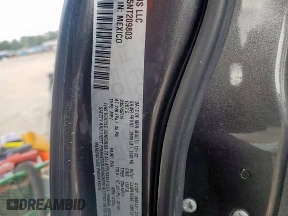 2022 Jeep Compass Limited с VIN 3C4NJDCB5NT209803, выставлен на аукционе Copart как лот 70729855 с пробегом 44 269 миль миль и Списание • Salvage title. История ставок и продаж доступна на DreamBid. Изображение 13.