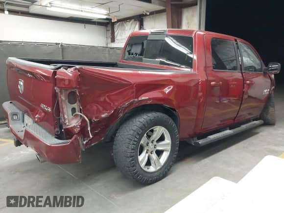 2014 Ram 1500 Sport with VIN 1C6RR7MT5ES153681, listed as a IAAI auction lot 42804109 with Not provided miles and . Bid and sale history available at DreamBid. Image 4.