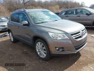 2011 Volkswagen Tiguan S with VIN WVGBV7AX2BW533378, listed as a IAAI auction lot 41922023 with 110,452 mi miles and . Bid and sale history available at DreamBid. Image 1.