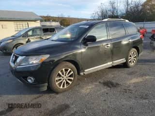 2013 Nissan Pathfinder SV z VIN 5N1AR2MM9DC612653, wystawiony jako Copart lot #90225145 z przebiegiem 142 778 mil mil oraz Czysty tytuł • Clean title. Historia ofert i sprzedaży dostępna na DreamBid. Obrazek 1.