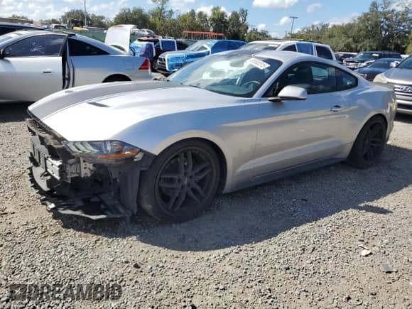 2018 Ford Mustang EcoBoost with VIN 1FA6P8TH2J5118731, listed as a Copart auction lot 85558515 with 65,262 mi miles and Salvage title. Bid and sale history available at DreamBid. Image 1.