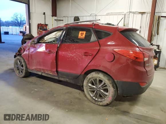 2014 Hyundai Tucson Walking Dead Edition z VIN KM8JUCAG0EU815736, wystawiony jako Copart lot #81373953 z przebiegiem Nie podano mil oraz Szkoda całkowita • Salvage title. Historia ofert i sprzedaży dostępna na DreamBid. Obrazek 2.