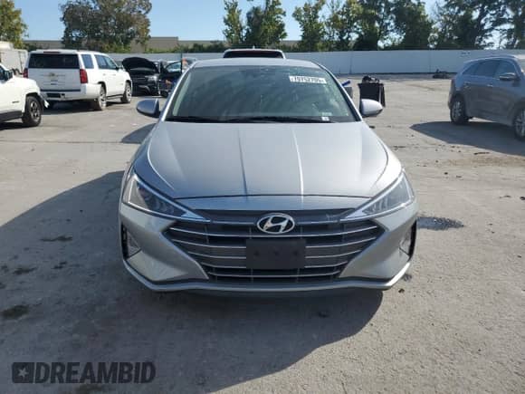 2020 Hyundai Elantra Value Edition with VIN KMHD84LFXLU027720, listed as a Copart auction lot 70752705 with Not provided miles and Salvage title. Bid and sale history available at DreamBid. Image 5.