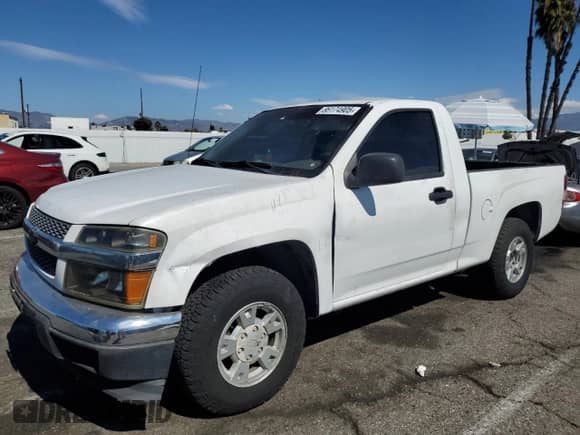 2005 Chevrolet Colorado Fleet Z85 z VIN 1GCCS148858144658, wystawiony jako Copart lot #86174905 z przebiegiem 142 014 mil mil oraz Szkoda całkowita • Salvage title. Historia ofert i sprzedaży dostępna na DreamBid. Obrazek 1.