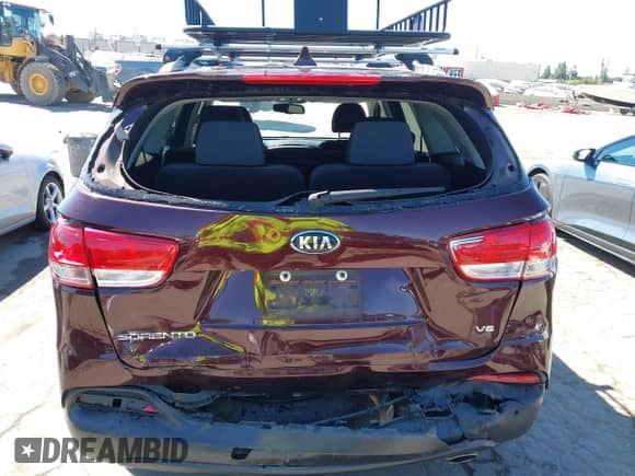 2018 Kia Sorento LX with VIN 5XYPG4A56JG383479, listed as a IAAI auction lot 43166709 with 103,212 mi miles and . Bid and sale history available at DreamBid. Image 16.