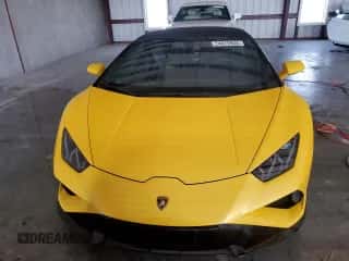 2023 Lamborghini Huracan with VIN ZHWUT5ZF1PLA23321, listed as a Copart auction lot 74672934 with Not provided miles and Non repairable. Bid and sale history available at DreamBid. Image 5.
