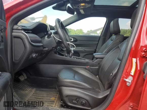 2022 Jeep Compass (RED) Edition with VIN 3C4NJDCB2NT189557, listed as a Copart auction lot 63570875 with 52,286 mi miles and Salvage title. Bid and sale history available at DreamBid. Image 7.