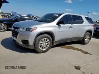 2018 Chevrolet Traverse LS с VIN 1GNERFKW9JJ143404, выставлен на аукционе Copart как лот 71166085 с пробегом 184 666 миль миль и Списание • Salvage title. История ставок и продаж доступна на DreamBid. Изображение 1.