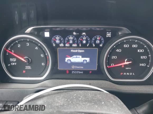 2021 Chevrolet Silverado 1500 LTZ with VIN 3GCUYGET3MG338547, listed as a IAAI auction lot 41621179 with 25,335 mi miles and . Bid and sale history available at DreamBid. Image 7.