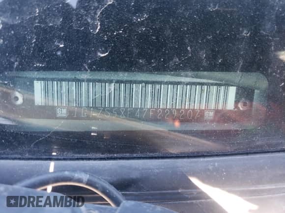 2007 Chevrolet Malibu 1LS с VIN 1G1ZS58F47F229207, выставлен на аукционе Copart как лот 68476284 с пробегом Не указан миль и Списание • Salvage title. История ставок и продаж доступна на DreamBid. Изображение 12.