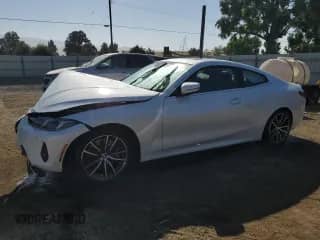 2025 BMW 4 Series 430i with VIN WBA43DA03SCS78789, listed as a Copart auction lot 60726255 with 22,503 mi miles and Clean title. Bid and sale history available at DreamBid. Image 1.