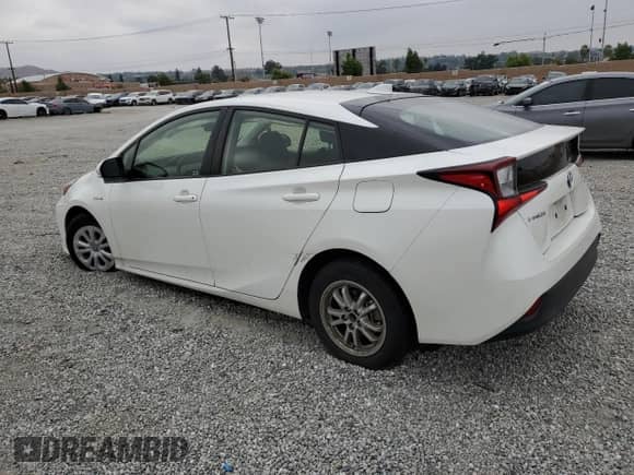 2020 Toyota Prius L Eco with VIN JTDKARFU3L3117501, listed as a Copart auction lot 81720245 with 27,909 mi miles and Salvage title. Bid and sale history available at DreamBid. Image 2.