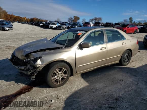 2007 Honda Accord EX-L с VIN 1HGCM56847A003436, выставлен на аукционе Copart как лот 89638945 с пробегом 225 398 миль миль и Чистый • Clean title. История ставок и продаж доступна на DreamBid. Изображение 1.