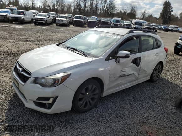 2015 Subaru Impreza Special Sports Premium с VIN JF1GPAT6XFG290303, выставлен на аукционе Copart как лот 45842815 с пробегом 62 805 миль миль и Списание • Salvage title. История ставок и продаж доступна на DreamBid. Изображение 1.