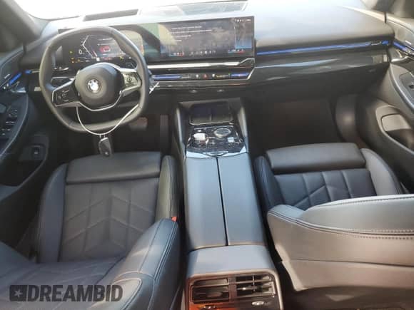 2024 BMW 5 Series 530i with VIN WBA43FJ00RCS12139, listed as a Copart auction lot 80700535 with 38,908 mi miles and Salvage title. Bid and sale history available at DreamBid. Image 8.