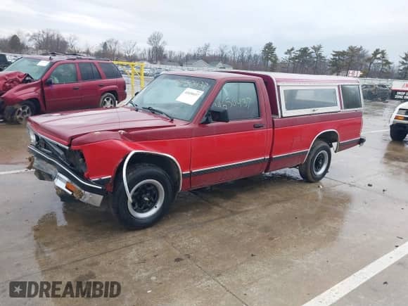 1991 Chevrolet S-10 EL с VIN 1GCCS14A2M2267893, выставлен на аукционе IAAI как лот 41650437 с пробегом 100 528 миль миль и . История ставок и продаж доступна на DreamBid. Изображение 2.