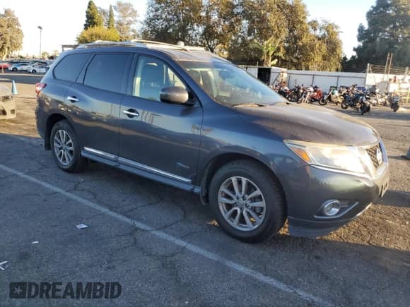 2014 Nissan Pathfinder SL Hybrid с VIN 5N1CR2MN2EC649482, выставлен на аукционе Copart как лот 80801324 с пробегом 115 002 миль миль и Чистый • Clean title. История ставок и продаж доступна на DreamBid. Изображение 4.