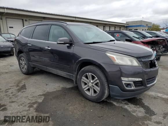 2015 Chevrolet Traverse LT z VIN 1GNKRGKD8FJ298427, wystawiony jako Copart lot #81406504 z przebiegiem 206 006 mil mil oraz Szkoda całkowita • Salvage title. Historia ofert i sprzedaży dostępna na DreamBid. Obrazek 4.