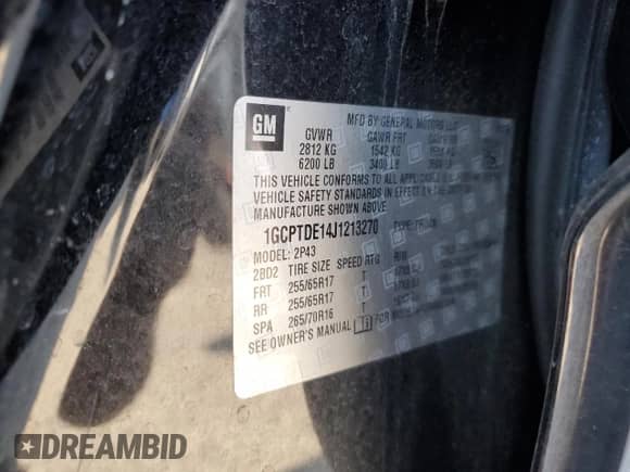 2018 Chevrolet Colorado 4WD Z71 с VIN 1GCPTDE14J1213270, выставлен на аукционе Copart как лот 71290155 с пробегом 42 999 миль миль и Списание • Salvage title. История ставок и продаж доступна на DreamBid. Изображение 12.