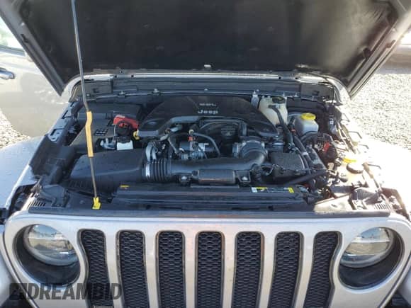 2021 Jeep Wrangler Unlimited Sahara High Altitude with VIN 1C4HJXEG5MW659306, listed as a Copart auction lot 74563914 with Not provided miles and Salvage title. Bid and sale history available at DreamBid. Image 12.