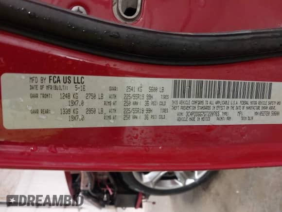 2016 Dodge Journey Crossroad Plus с VIN 3C4PDDGG7GT220763, выставлен на аукционе IAAI как лот 42292534 с пробегом 89 943 миль миль и . История ставок и продаж доступна на DreamBid. Изображение 9.