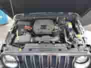 2022 Jeep Wrangler Unlimited Sahara with VIN 1C4HJXENXNW244773, listed as a Copart auction lot 59694095 with 21,871 mi miles and Salvage title. Bid and sale history available at DreamBid. Image 12.