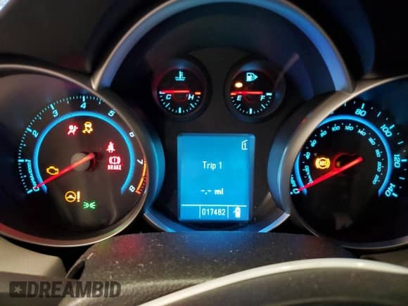 2011 Chevrolet Cruze LS с VIN 1G1PC5SH8B7297494, выставлен на аукционе Copart как лот 82306225 с пробегом 17 482 миль миль и Списание • Salvage title. История ставок и продаж доступна на DreamBid. Изображение 9.