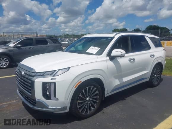 2023 Hyundai Palisade Calligraphy с VIN KM8R74GE0PU581123, выставлен на аукционе IAAI как лот 42976945 с пробегом 25 521 миль миль и . История ставок и продаж доступна на DreamBid. Изображение 2.
