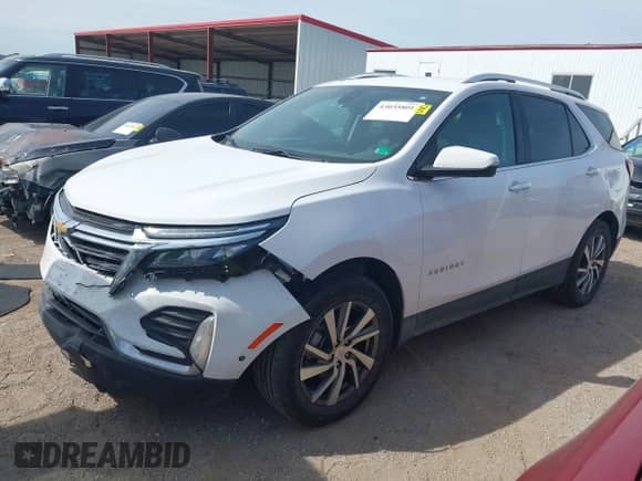 2024 Chevrolet Equinox Premier with VIN 3GNAXXEG2RL248319, listed as a IAAI auction lot 43035801 with 30,270 mi miles and . Bid and sale history available at DreamBid. Image 2.