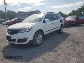2017 Chevrolet Traverse LS с VIN 1GNKVFEDXHJ140255, выставлен на аукционе Copart как лот 63803565 с пробегом Не указан миль и Списание • Salvage title. История ставок и продаж доступна на DreamBid. Изображение 1.