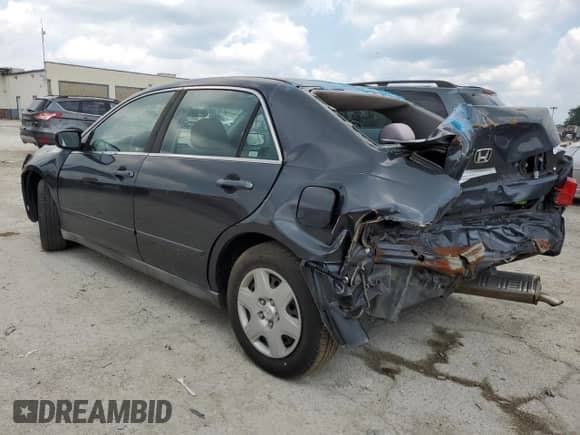 2005 Honda Accord LX with VIN 1HGCM55455A146732, listed as a Copart auction lot 63849115 with Not provided miles and Salvage title. Bid and sale history available at DreamBid. Image 2.