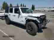 2022 Jeep Wrangler Unlimited Sport S with VIN 1C4HJXDG9NW154906, listed as a Copart auction lot 68322745 with 28,225 mi miles and Salvage title. Bid and sale history available at DreamBid. Image 4.