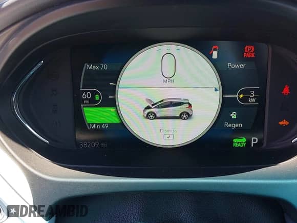 2019 Chevrolet Bolt EV LT с VIN 1G1FY6S00K4130237, выставлен на аукционе IAAI как лот 42654944 с пробегом 38 209 миль миль и . История ставок и продаж доступна на DreamBid. Изображение 17.