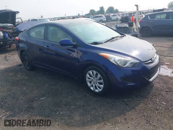 2013 Hyundai Elantra GLS with VIN 5NPDH4AE9DH194015, listed as a IAAI auction lot 42372518 with 93,837 mi miles and . Bid and sale history available at DreamBid. Image 1.