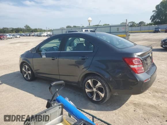 2017 Chevrolet Sonic Premier с VIN 1G1JF5SB4H4120704, выставлен на аукционе Copart как лот 80066435 с пробегом 98 047 миль миль и Чистый • Clean title. История ставок и продаж доступна на DreamBid. Изображение 2.
