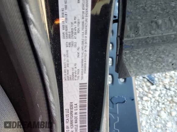 2024 Ram 1500 Big Horn with VIN 1C6RREFG4RN183974, listed as a Copart auction lot 69483195 with 25,985 mi miles and Non repairable. Bid and sale history available at DreamBid. Image 12.